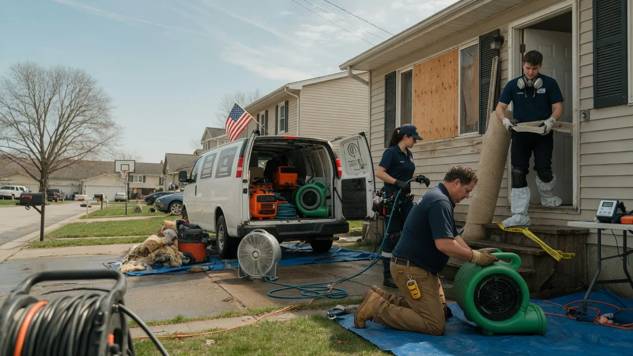Water Damage Restoration in Spearville, KS near me